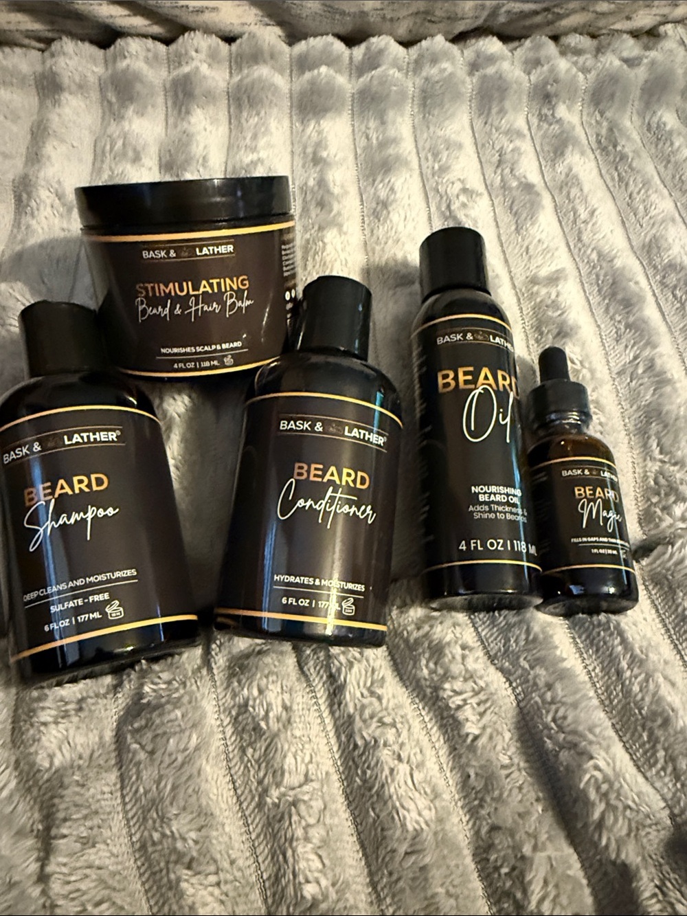 Men's Beard Care Set — Black